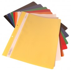 Dosar din plastic cu sina si 2 perforatii EVOffice rosu