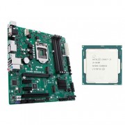 Placa de Baza Second Hand Asus PRIME B360M-C, Socket 1151 v2 , mATX, Shield, Cooler + Procesor Intel Core i3-8100 3.60GHz