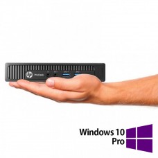 Calculator Refurbished HP Prodesk 600 G2 Mini PC, Intel Core i5-6500T 2.50GHz, 8GB DDR4, 256GB SSD + Windows 10 Pro