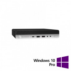 Calculator Refurbished HP EliteDesk 800 G3 Mini PC, Intel Core i5-6500T 2.50GHz, 16GB DDR4, 512GB SSD + Windows 10 Pro