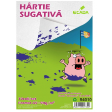 Hartie sugativa A5, 10 coli/set, Ecada